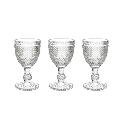 TOGNANA Set 3 calici traspar. cc 280 Diamante
