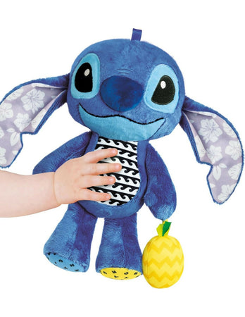 Clementoni Disney Stitch Peluche prima infanzia Stitch First Activities da 6 mesi