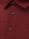 CANALI Polo Canali burgundy manica corta da uomo