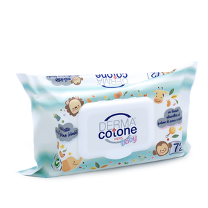 DERMACOTONE Baby Salviettine Detergenti delicate ed emollienti - profumo AVENA E CALENDULA - per pelli sensibili - 12 pacchi da 72 salviettine - 864 salviettine