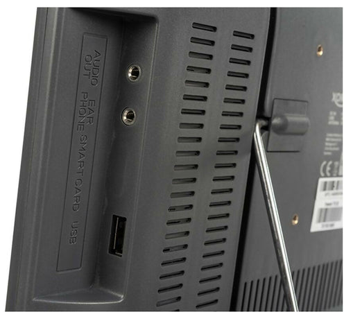 Televisore portatile LED 14" Pollici FULL HD XORO PTL 1400 V2 DVB-T2 H.265/HEVC 10 bit con Antenna Digitale Terrestre Amplificata per esterni NAO-001 SUPERIOR