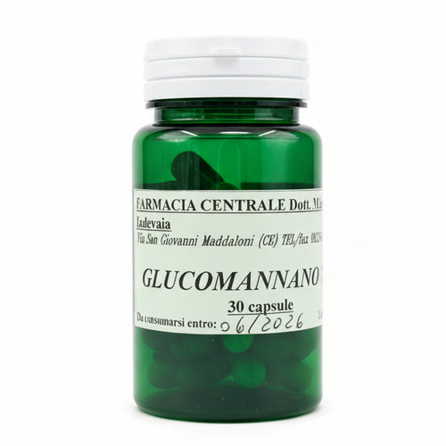 preparazione galenica officinale glucomannano 75% 30 capsule saziante per il controllo del peso