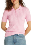 Tommy Hilfiger POLO CO CABLE MID GG SS POLO SWT da donna