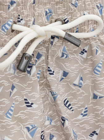 CANALI Costume Boxer con Stampa Vele Canali da uomo