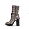 STEVE MADDEN stivali donna steve madden - razor sharp - argento da donna