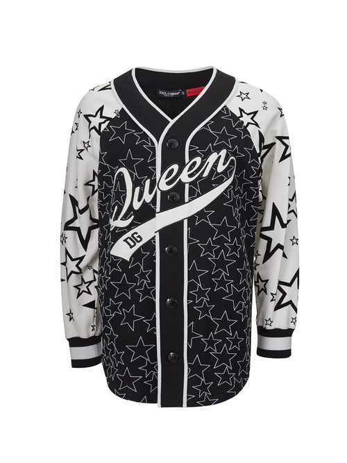 Dolce & Gabbana Felpa con Bottoni 'D&G Queen' da donna