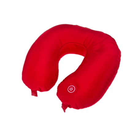 CUSCINO CERVICALE DA VIAGGIO VIBRANTE MASSAGGIATORE MASSAGGIO CERVICALE CM 31 x 30 CIRCA