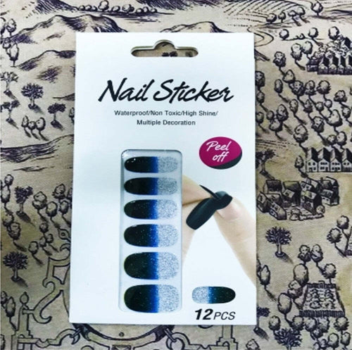 NAIL ART STICKERS VERDE ARGENTO GLITTER 12 DECORAZIONI ADESIVA PEEL OFF UNGHIE Bellezza/Manicure e pedicure/Decorazioni per unghie/Attrezzatura per Nail Art/Strass Trade Shop italia - Napoli, Commerciovirtuoso.it