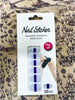 NAIL ART STICKERS VIOLA ARGENTO GLITTER 12 DECORAZIONI ADESIVA PEEL OFF UNGHIE Bellezza/Manicure e pedicure/Decorazioni per unghie/Attrezzatura per Nail Art/Strass Trade Shop italia - Napoli, Commerciovirtuoso.it