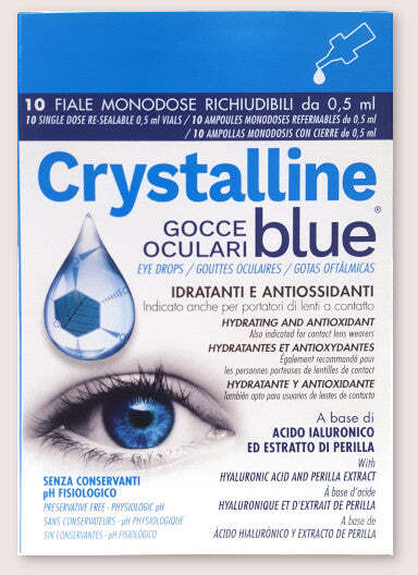 Named Crystalline blue (gocce oculari monodose)