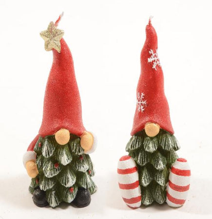 Candela natalizia Babbo Natale per decorazione interni