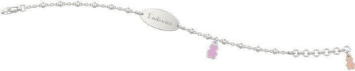 Nanàn-Bracciale-argento-personalizzabile-bimbo-charm-orso-Nanán