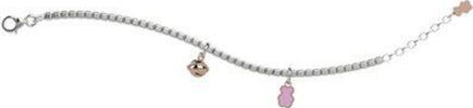 Nanàn-Bracciale-con-Campanella-e-Orso-Rosa-Nanán