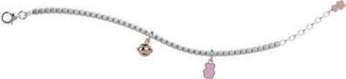 Nanàn-Bracciale-con-Campanella-e-Orso-Rosa-Nanán