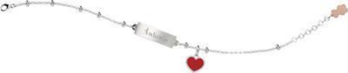 Nanàn-Bracciale-con-Targhetta-Personalizzabile-e-Cuore-Rosso-Nanán
