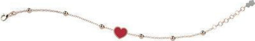 Nanàn-Bracciale-Dorato-con-Cuore-Rosso-Nanán