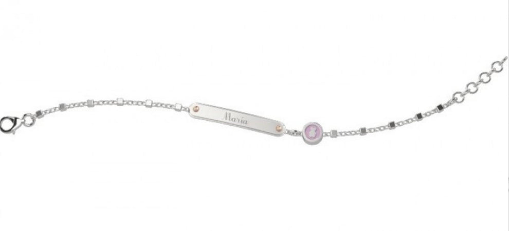 Nanàn-Bracciale-personalizzabile-con-orsetto---bambina-Nanán