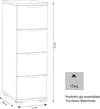 NANO---cassettiera-4-cassetti-Rovere-grigio-Milani-Home