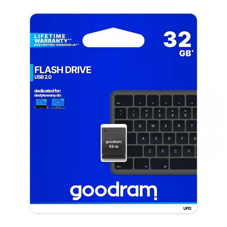 Nano Pendrive Chiavetta Di Memoria Usb Tipo A Upi2 32 Gb Usb 2.0 Nera Upi2-32gb
