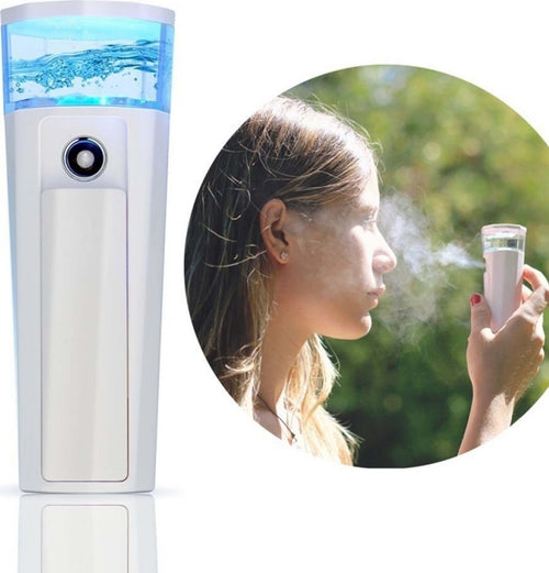 NANO SAUNA FACCIALE COMPATTO 969 PORTATILE PALMARE PULIZIA VISO VAPORE RICARICA Bellezza/Accessori e strumenti di bellezza/Strumenti per la cura della pelle/Applicatori e spazzole detergenti/Spazzole e dispositivi per pulizia viso Trade Shop italia - Napoli, Commerciovirtuoso.it