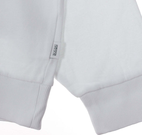 NAPA-SILVER-Felpa-Girocollo-Uomo-B-arosa-Crew-Sweat-Bright-White-da-uomo