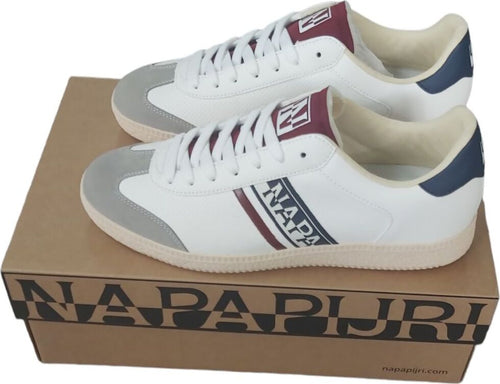 Napapijri-Aspen-Trainer-Sneaker-Uomo-Bianche-Scarpe-da-Ginnastica-S4SPEN01/SUP-White/red/navy-Aspen-Trainer