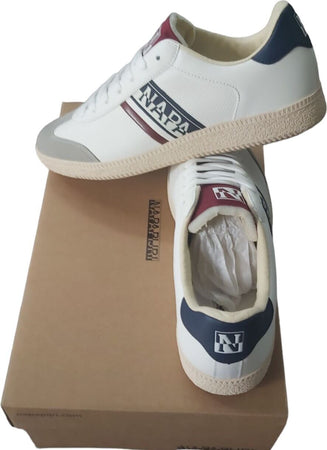 Napapijri-Aspen-Trainer-Sneaker-Uomo-Bianche-Scarpe-da-Ginnastica-S4SPEN01/SUP-White/red/navy-Aspen-Trainer