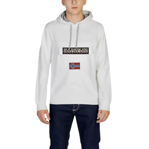 Napapijri Felpa Uomo - white / S - Abbigliamento Felpe