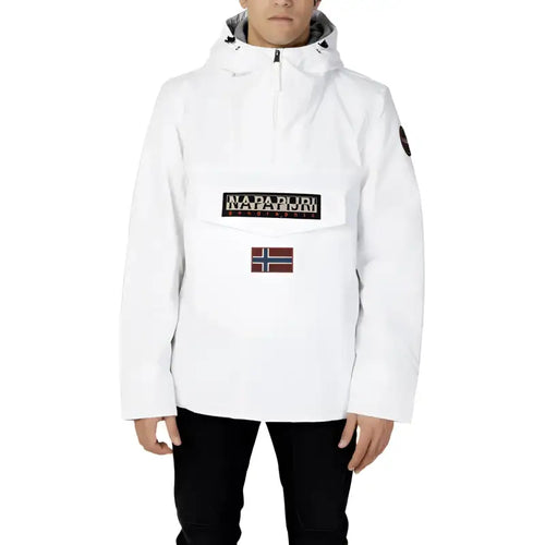Napapijri Giubbotto Uomo - white / L - Abbigliamento Giubbotti