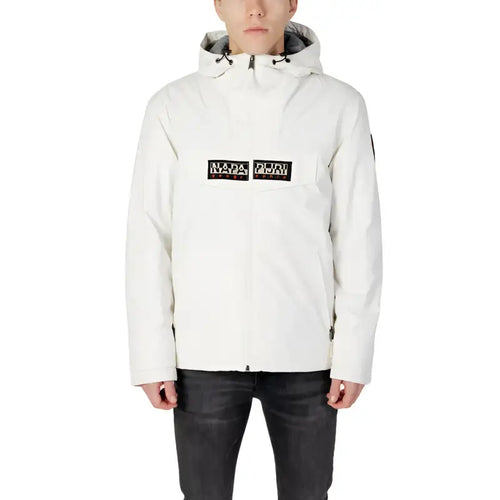 Napapijri Giubbotto Uomo - white / S - Abbigliamento Giubbotti