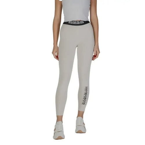 Napapijri Leggings Donna - white / XS - Abbigliamento Leggings