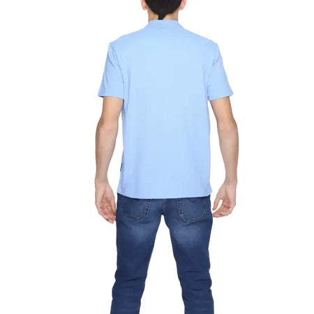 Napapijri Polo Uomo - light blue / S - Abbigliamento Polo