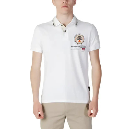 Napapijri Polo Uomo - white / S - Abbigliamento Polo