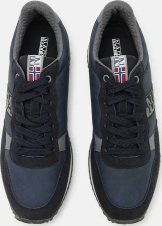 Napapijri Scarpa Uomo Pelle Scamosciata F3stab01/syn Moda/Uomo/Scarpe/Sneaker e scarpe sportive/Sneaker casual Euforia - Bronte, Commerciovirtuoso.it