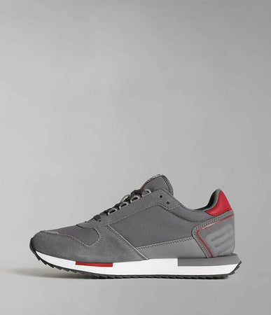 Napapijri Scarpe Uomo Uomo in Pelle Scamosciata E Tessuto Sneaker Casual Virtus Suola in Gomma E Lacci Nuova Collezione Autunno/inverno 2022/23