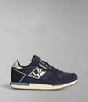 Napapijri Scarpe Uomo Uomo in Pelle Scamosciata E Tessuto Sneaker Casual Virtus Suola in Gomma E Lacci Nuova Collezione Autunno/inverno 2022/23