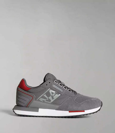 Napapijri Scarpe Uomo Uomo in Pelle Scamosciata E Tessuto Sneaker Casual Virtus Suola in Gomma E Lacci Nuova Collezione Autunno/inverno 2022/23
