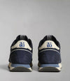 Napapijri Scarpe Uomo Uomo in Pelle Scamosciata E Tessuto Sneaker Casual Virtus Suola in Gomma E Lacci Nuova Collezione Autunno/inverno 2022/23