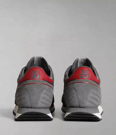 Napapijri Scarpe Uomo Uomo in Pelle Scamosciata E Tessuto Sneaker Casual Virtus Suola in Gomma E Lacci Nuova Collezione Autunno/inverno 2022/23