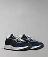 Napapijri Sneakers Uomo Match Scarpe Casual Tessuto E Camoscio Lacci Suola In Gomma Blu Scarpa Maxi Logo Nuova Coll. Napipijri