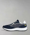 Napapijri Sneakers Uomo Match Scarpe Casual Tessuto E Camoscio Lacci Suola In Gomma Blu Scarpa Maxi Logo Nuova Coll. Napipijri
