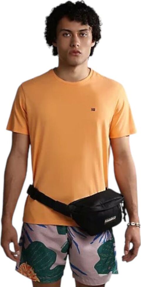 Napapijri-t-shirt-arancio-Salis