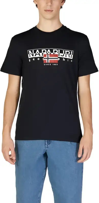 Napapijri T-Shirt Uomo - black / S - Abbigliamento T-shirt