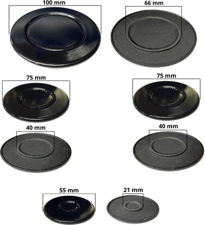 NARDI - KIT 4 PIATTELLI SPARTIFIAMMA BRUCIATORI CUCINA 4 FUOCHI NERI CON BORDO Casa e cucina/Utensili da cucina/Bruciatori da cucina Rossi Ricambi - Venetico Marina, Commerciovirtuoso.it