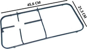 NARDI GRIGLIA CUCINA 1 FUOCO + PIASTRA SMALTATA NERA CM.45,6 X 21,3 Casa e cucina/Grandi elettrodomestici/Accessori e parti di ricambio/Ricambi e accessori per piani cottura/Griglie per piani cottura Rossi Ricambi - Venetico Marina, Commerciovirtuoso.it