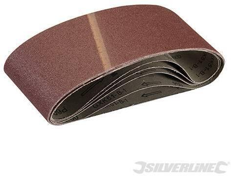 Nastri abrasivi 100 x 610mm per levigatrici a nastro in ossido di alluminio silverline