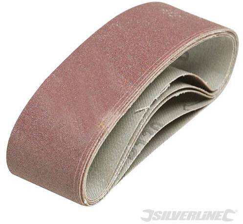 Nastri abrasivi 40 x 305 mm in ossido di alluminio per levigatrici offerta silverline
