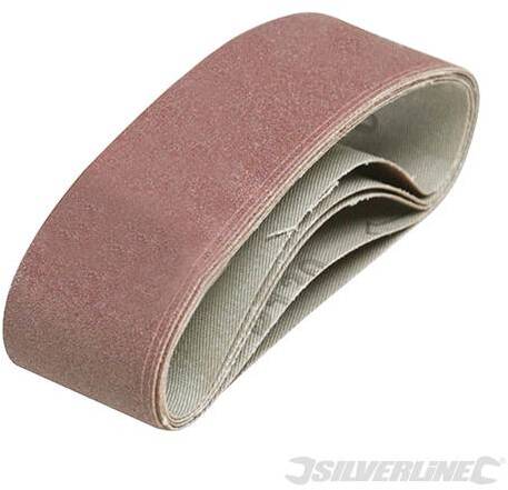 Nastri abrasivi 40 x 305 mm in ossido di alluminio per levigatrici offerta silverline