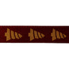 Nastro per decorazioni natalizie rosso con motivi decorativi da 800 cm