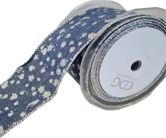 Nastro a pois per decorazioni e confezioni natalizie, da 60 mm x 10 metri Casa e cucina/Hobby creativi/Cucito/Tessuti MagiediNatale.it - Altamura, Commerciovirtuoso.it